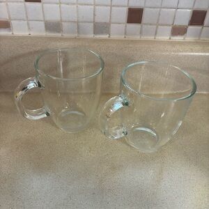 Bodum Clear Glass Coffee Mugs - Set of 2
